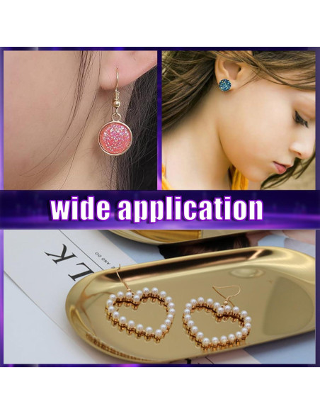 Kit de Hacer Pendientes Swpeet 1533 Piezas con Ganchos y Anillas Kit de Hacer Pendientes Swpeet 1533 Piezas con Ganchos y Anillas