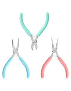 Kit de Herramientas de Joyería WORKPRO - 3 Pinzas y Cortador