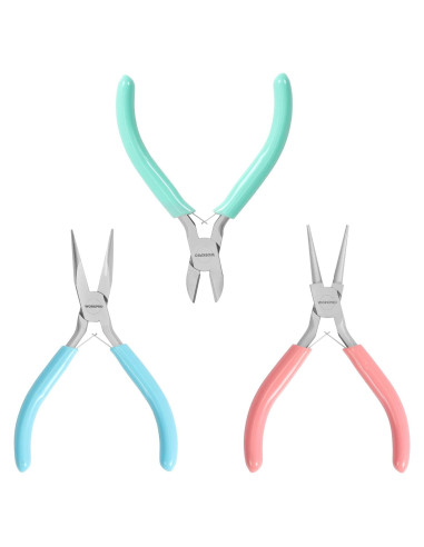 Kit de Herramientas de Joyería WORKPRO - 3 Pinzas y Cortador