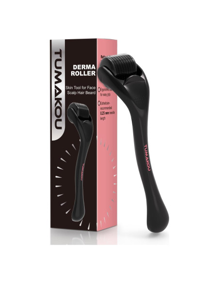 Derma Roller TUMAKOU 0.25mm Rodillo Microneedle para Piel Derma Roller TUMAKOU 0.25mm Rodillo Microneedle para Piel