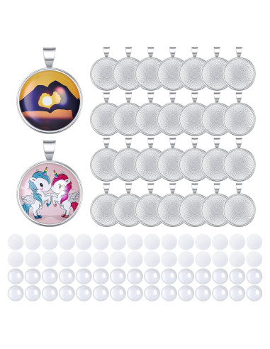 Set de 120 Piezas de Joyería DIY Hicarer - Bandejas y Cabochones
