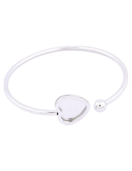 5 Piezas Base de Pulsera Corazón 12mm Acero Inoxidable Reidgaller 5 Piezas Base de Pulsera Corazón 12mm Acero Inoxidable Reidgaller