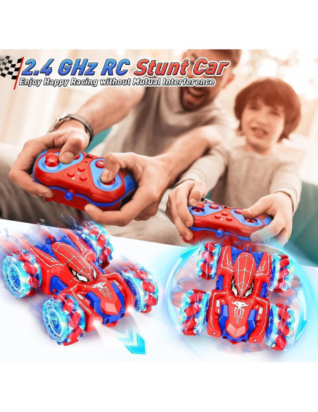 Coche RC Acrobático AOONTYEN Spider 4WD Doble Lado Luz Coche RC Acrobático AOONTYEN Spider 4WD Doble Lado Luz