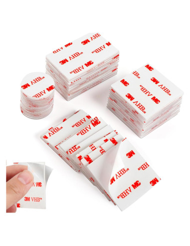 Cinta Adhesiva Doble Cara Reutilizable Msccea888 - 60 Piezas
