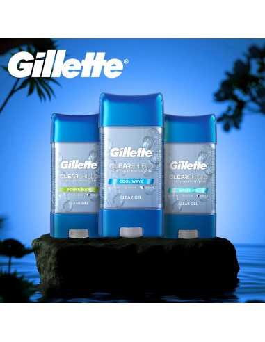 Desodorante Gel Transparente Gillette 80.5 g - 72 Horas Protección