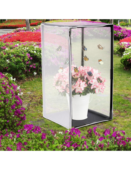 Jaula de Hábitat para Mariposas Kingrol 42x42x78 cm Malla Jaula de Hábitat para Mariposas Kingrol 42x42x78 cm Malla