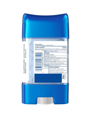 Desodorante Gel Transparente Gillette 80.5 g - 72 Horas Protección
