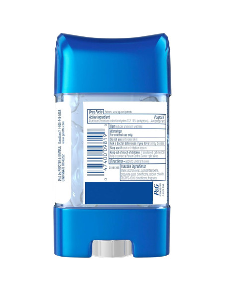Desodorante Gel Transparente Gillette 80.5 g - 72 Horas Protección Desodorante Gel Transparente Gillette 80.5 g - 72 Horas Protección