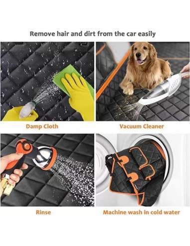 Funda de Asiento para Perros Qbellpet 5 en 1 Impermeable 135x150cm
