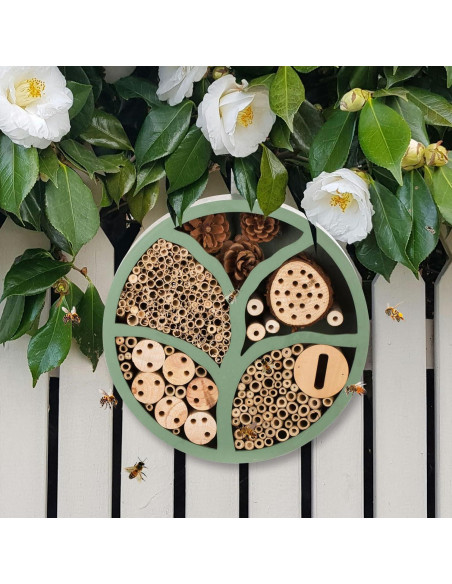 Casa de Insectos Multi Hábitat de Madera 30.48 cm para Jardín Casa de Insectos Multi Hábitat de Madera 30.48 cm para Jardín