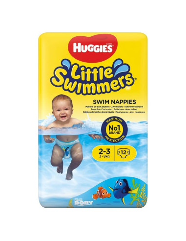 Pañales Desechables para Natación Huggies Little Swimmers X-Pequeño 12 Unidades