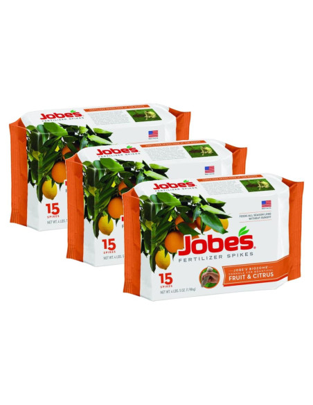 Picos de Fertilizante Jobe's 01612 para Árboles Frutales - 3 Pack Picos de Fertilizante Jobe's 01612 para Árboles Frutales - 3 Pack