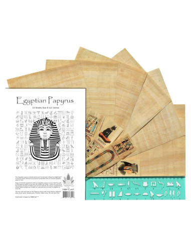 Papel de Papiro Egipcio NileCart 30.48x20.32 cm - 10 Hojas