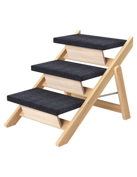 Escaleras para Mascotas RunLexi 3 Escalones Antideslizantes Escaleras para Mascotas RunLexi 3 Escalones Antideslizantes