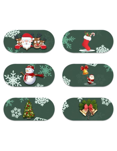 Cubierta de Privacidad para Webcam Mizi - 6 Piezas, Color Santa