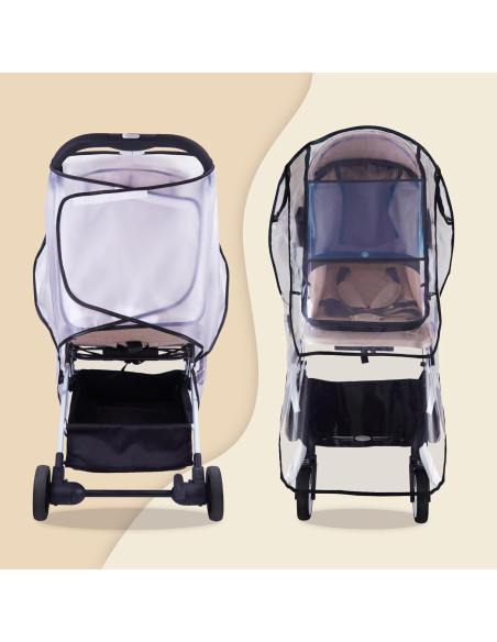 Cubierta de Lluvia Universal Bemece para Cochecito Bebé - Impermeable Cubierta de Lluvia Universal Bemece para Cochecito Bebé - Impermeable
