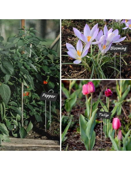 30 Etiquetas de Plantas de Metal GHAMYEE 28cm Impermeables 30 Etiquetas de Plantas de Metal GHAMYEE 28cm Impermeables
