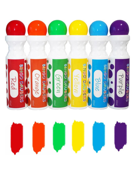 Marcadores de Puntos para Bingo SEETOOOGAMES - Set 6 Colores Marcadores de Puntos para Bingo SEETOOOGAMES - Set 6 Colores