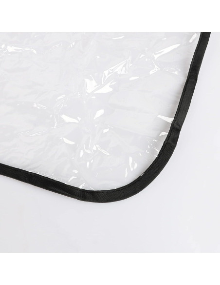 Cubierta de Lluvia Universal para Cochecito Gemelar Transparente Cubierta de Lluvia Universal para Cochecito Gemelar Transparente