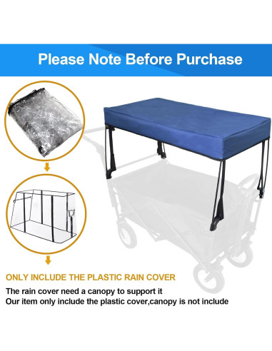 Cubierta de Lluvia Plegable Bessny para Carro - Impermeable y Resistente