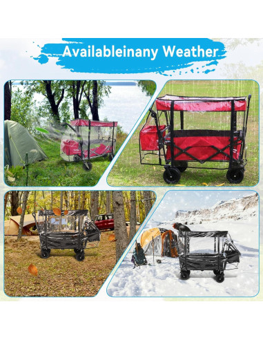 Cubierta de Lluvia Universal SYWAN para Carro de Bebé 110x74cm