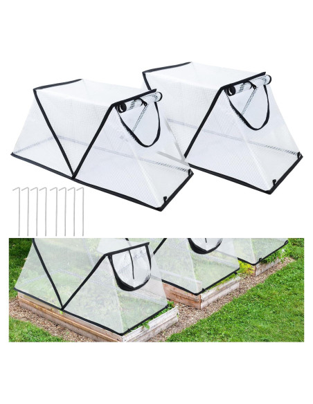 Cubierta de Acelerador de Jardín Mofuiry 2 Piezas 80x34x35cm Cubierta de Acelerador de Jardín Mofuiry 2 Piezas 80x34x35cm