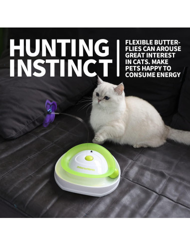 Juguete Interactivo para Gatos Todo Por Patas 2 en 1 Mariposa