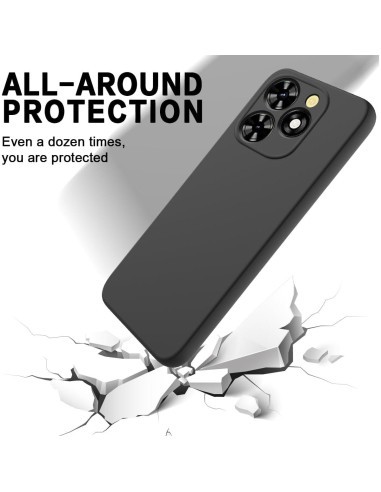 Funda de Gel Tuxiwei para Tecno Spark 20 Pro - Negra, Anti-Rasguños