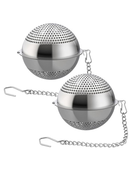Paquete de 2 Infusores de Té de Acero Inoxidable Lyxa SR Paquete de 2 Infusores de Té de Acero Inoxidable Lyxa SR