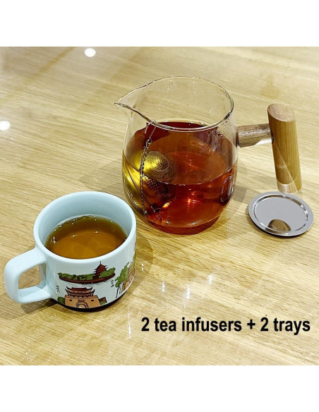 Paquete de 2 Infusores de Té de Acero Inoxidable Lyxa SR Paquete de 2 Infusores de Té de Acero Inoxidable Lyxa SR