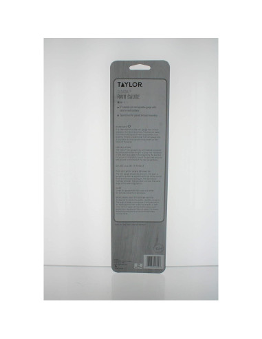 Pluviómetro Taylor 2702N 31.75 cm Policarbonato