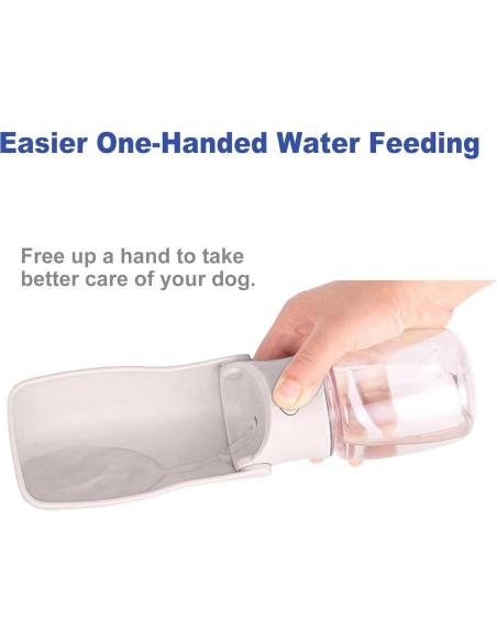 Botella de Agua para Perros DMAF 15 cm Plegable a Prueba de Fugas Botella de Agua para Perros DMAF 15 cm Plegable a Prueba de Fugas
