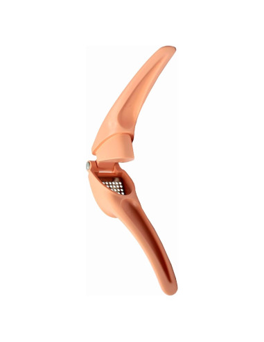 Prensa de Ajo Manual COO KORA de Plástico Salmón 18 cm