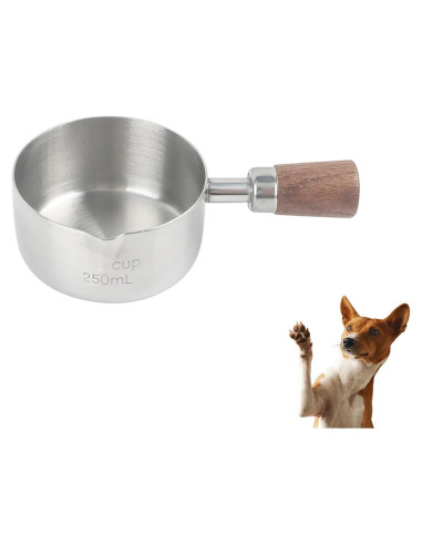 Cucharón de Acero Inoxidable 1 Taza DEEUCHIS - Medición 250 ml
