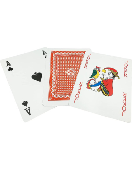 Mazo de Cartas Gigantes Yuanhe 20.32x27.94 cm - 52 Cartas Mazo de Cartas Gigantes Yuanhe 20.32x27.94 cm - 52 Cartas