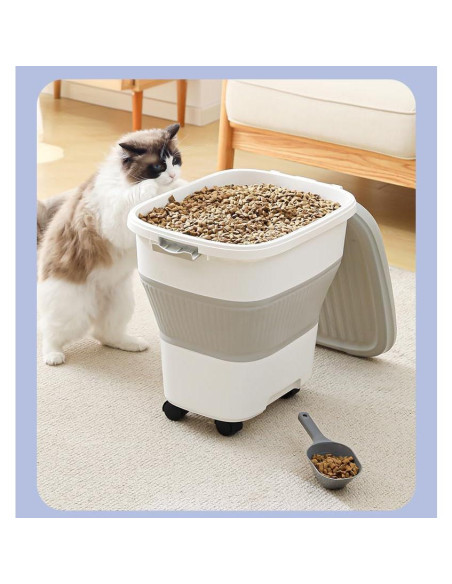 Contenedor de Almacenamiento de Comida para Perros NXIZOLI 35 L Contenedor de Almacenamiento de Comida para Perros NXIZOLI 35 L