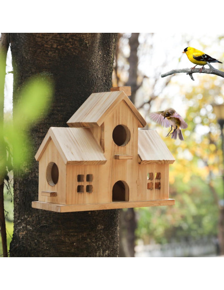 Casa para Aves de Madera Cedro HY123, 10x28x23cm, Colibríes Casa para Aves de Madera Cedro HY123, 10x28x23cm, Colibríes
