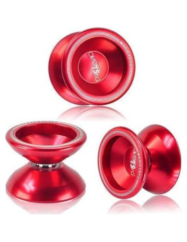 Yoyo Metálico Profesional MAGICYOYO T5 Overlord Rojo 54mm