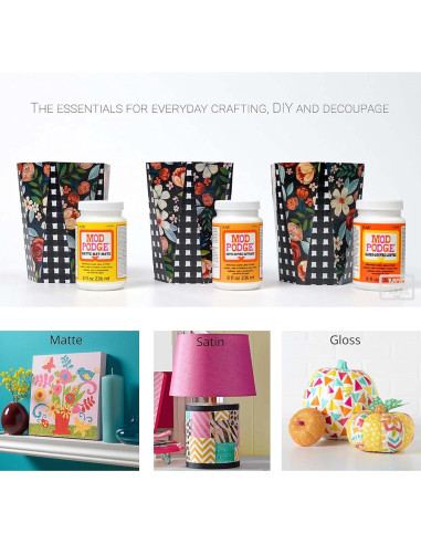 Mod Podge Gloss 473 ml - Pegamento y Sellador No Tóxico
