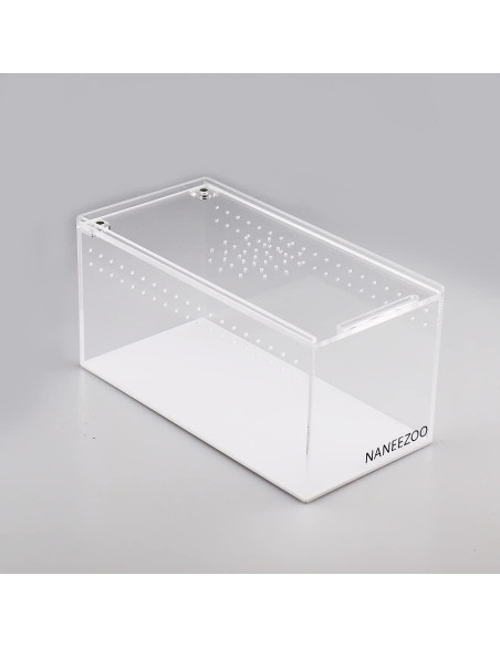 Recinto de Reptiles Acrílico NANEEZOO 20.32x10.16x10.16 cm Recinto de Reptiles Acrílico NANEEZOO 20.32x10.16x10.16 cm