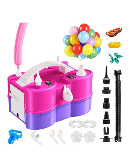 Bomba de aire eléctrica Biapian 3 en 1 para globos y inflables Bomba de aire eléctrica Biapian 3 en 1 para globos y inflables