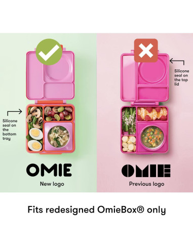 Contenedores a Prueba de Fugas OMIE para Salsas - 2 Piezas