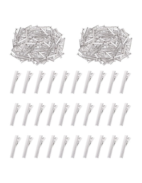 Kit de Clips para Cabello Cocodrilo Swpeet 200Pcs 3.2cm Kit de Clips para Cabello Cocodrilo Swpeet 200Pcs 3.2cm