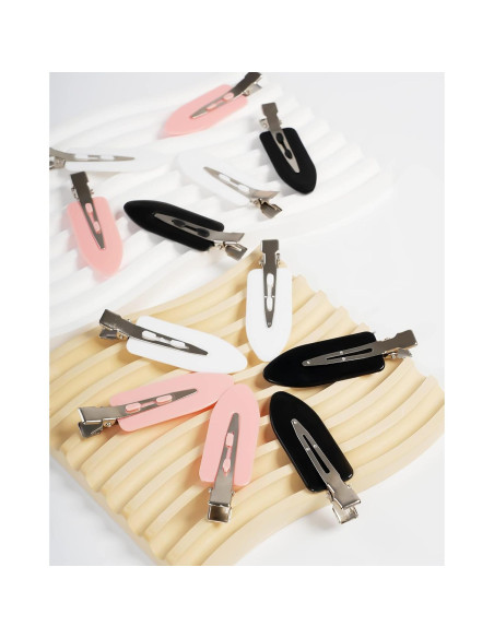 Pinzas para el cabello No Bend DF - 60 Pcs 5.8cm en 3 colores Pinzas para el cabello No Bend DF - 60 Pcs 5.8cm en 3 colores