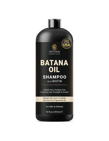 Champú de Aceite de Batana INFINA ESSENTIALS 473 ml - Crecimiento y Engrosamiento