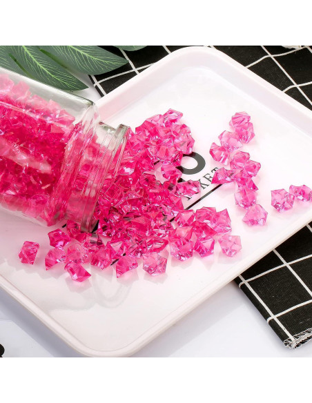 180 Gemas de Plástico Multicolores TeeLiy para Decoración 180 Gemas de Plástico Multicolores TeeLiy para Decoración