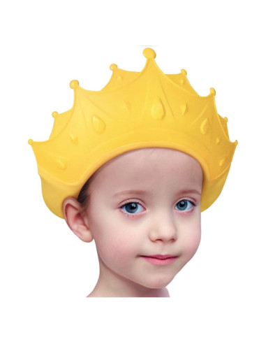 Gorro de Ducha para Bebés Ajustable N/B - Silicona Impermeable