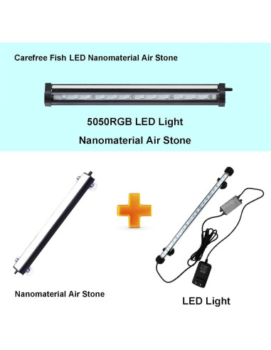 Acuario LED Carefree 101.6cm con Pared de Burbujas IP68