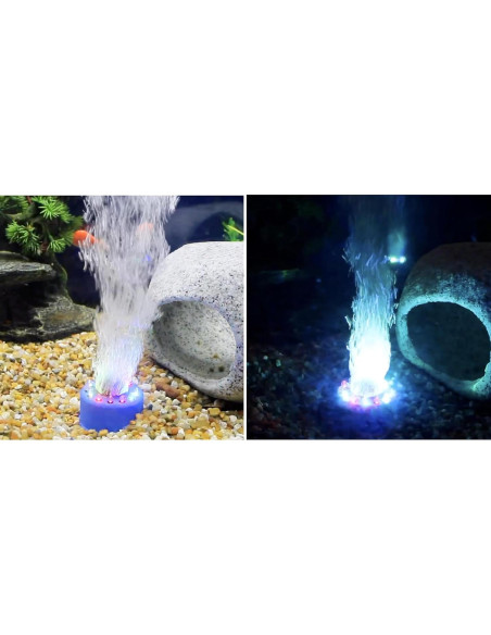 Piedra de Aire LED Multicolor Penn-Plax 6.35 cm para Acuarios Piedra de Aire LED Multicolor Penn-Plax 6.35 cm para Acuarios