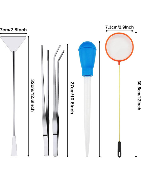 Kit de Herramientas de Limpieza de Acuarios PietyPet 6 pcs Kit de Herramientas de Limpieza de Acuarios PietyPet 6 pcs